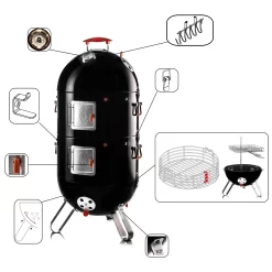 ProQ Ranger Elite BBQ Smoker -Sous Chef ranger Features