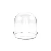 4x Small Domed Glass Cloche - 8cm Dia