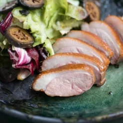 Camerons Stovetop Smoker, 28cm X 43cm -Sous Chef smoked duck salad product 600px